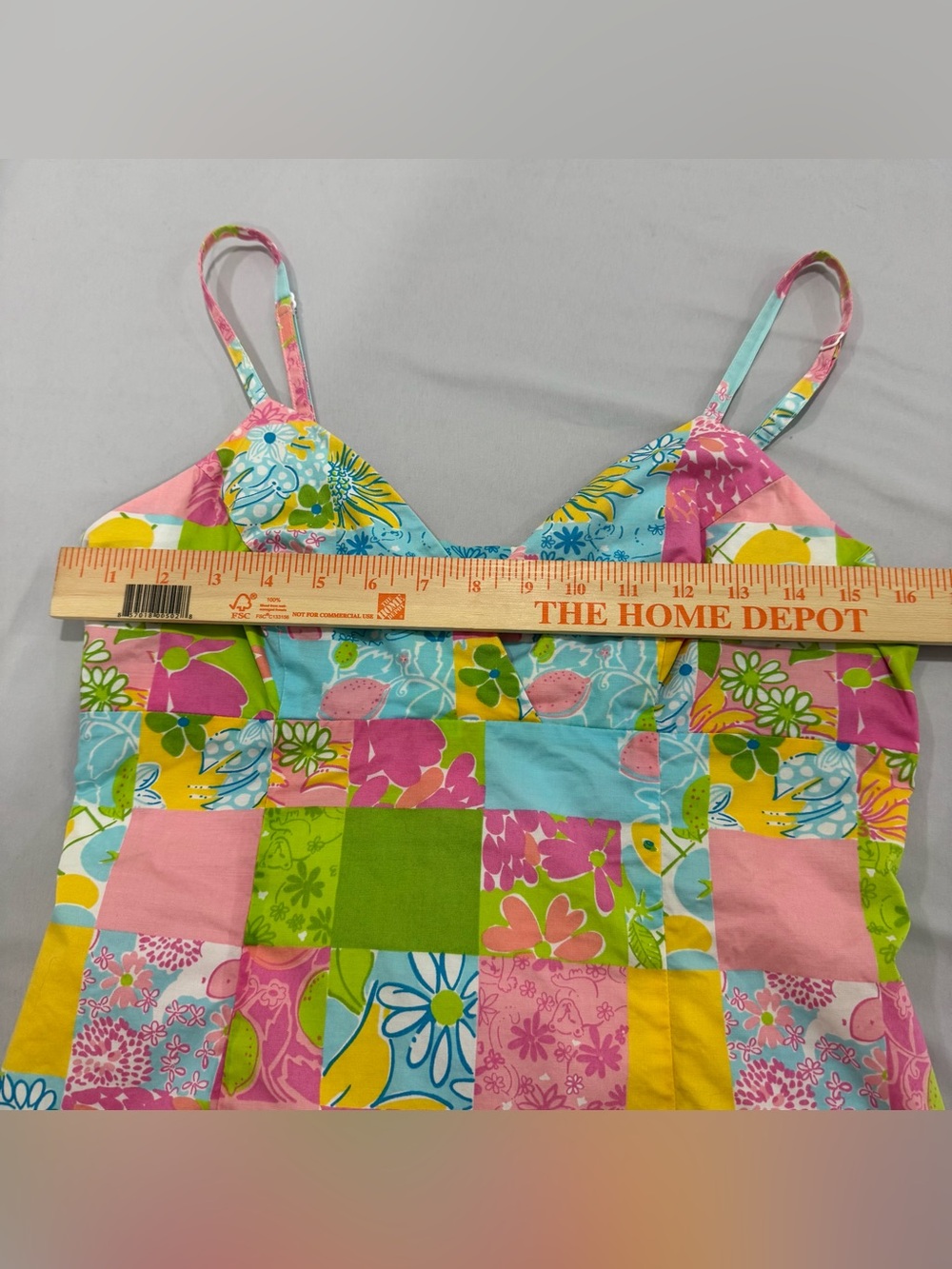 Lilly‎ Pulitzer Vintage White Tag Patch Dress Size 8 - Picture 3 of 5